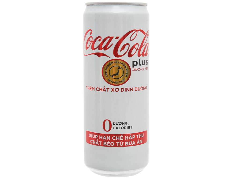  Nước Ngọt Giải Khát Có Ga Coca-Cola PLUS (Foshu) 320ml/Lon 