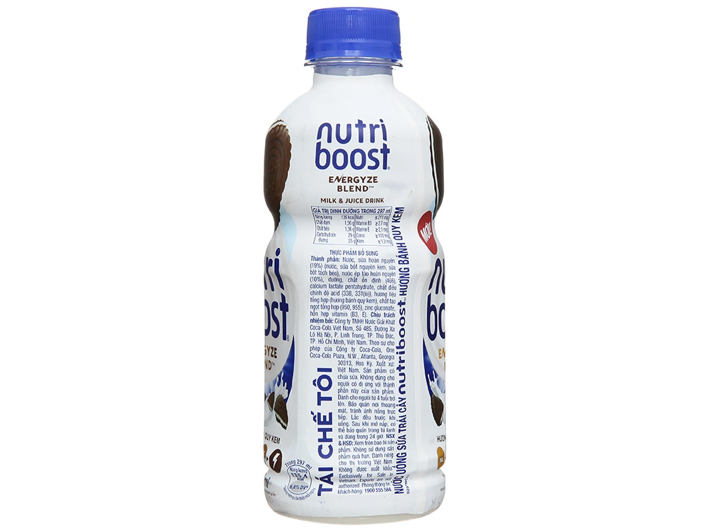  Sữa Trái Cây Nutriboost Hương Bánh Quy Kem 297ml/Chai 