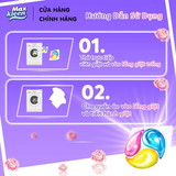  Hộp Viên Giặt Xả MaxKleen Hương Dấu Ấn Ngọt Ngào 20 viên 