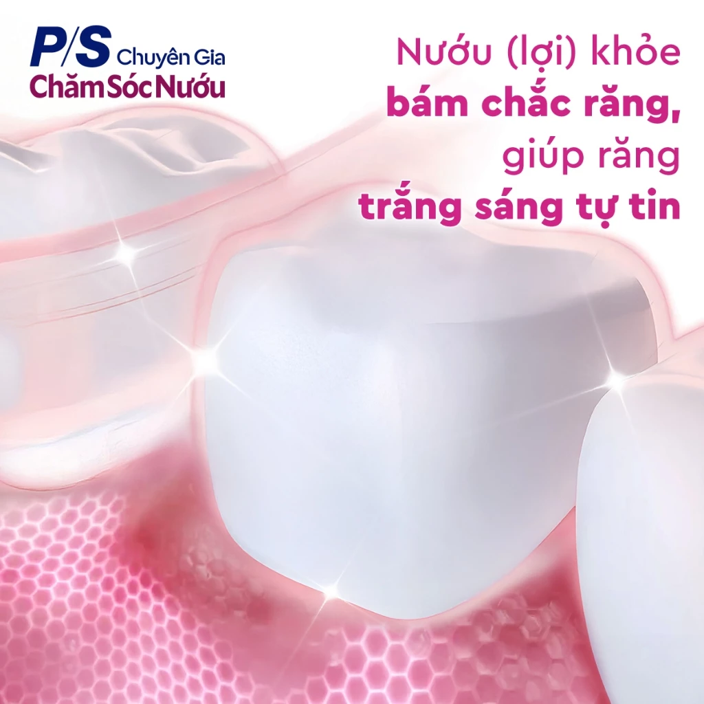  Kem đánh răng P/S Chuyên gia Chăm sóc nướu 100g giúp nướu khỏe, răng chắc, nụ cười trắng sáng 
