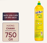  Nước rửa chén siêu sạch 750gr sạch bóng viết dầu mỡ hương chanh thơm mát 
