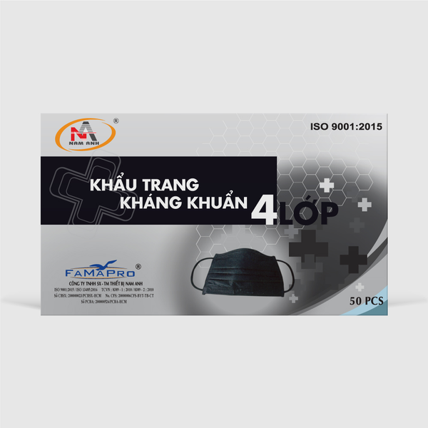  Khẩu trang y tế Cô Gái Famapro 4 lớp 