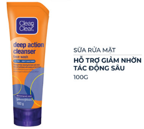  Sữa rửa mặt hàng ngày làm sạch sâu lỗ chân lông Clean & Clear® 100g 