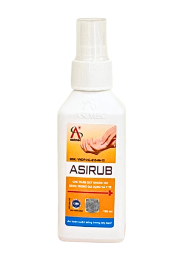  Nước rửa tay khô ASIRUB 100-500ml - Dung dịch sát khuẩn tay, ngăn ngừa vi khuẩn, dưỡng ẩm da tay 