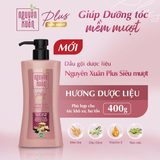  Dầu gội dược liệu Nguyên Xuân Plus siêu mượt 400g 
