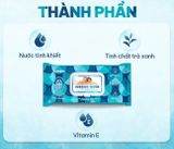  Khăn ướt lau cơ thể Nursing Wipes gói 12 hương trà xanh 