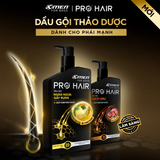  Dầu gội Thảo Dược X-Men For Boss Pro Hair 350g Nuôi Dưỡng Da Đầu Từ Gốc, Sạch Gàu và Giảm Gãy Rụng 