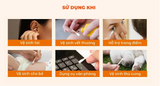  Bao Tăm Bông 2 Công Dụng PUFFME, 100 Que/Bao 