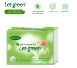  Khăn Giấy Vệ Sinh Đa Năng LET-GREEN 15*21cm, 130 Tờ 260 Lớp (Bột Giấy Nguyên Thủy Thấm Hút Tốt) 