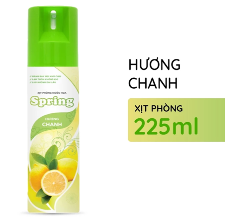  Xịt Phòng Nước Hoa SPRING 225ml/chai 