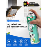 Bình xịt tẩy dầu mỡ nhà bếp GETO 500ml, Bình vệ sinh nhà bếp đánh bay vết bẩn cứng đầu xoong nồi 