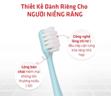  Bộ Đôi Bàn Chải Lipzo Ortho 2 Đầu Chỉ Tơ Siêu Mềm Cho Niềng Răng & Răng Nhạy Cảm 