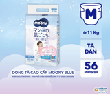  Tã dán cao cấp Moony NB/S/M/L - Nhập khẩu từ Nhật Bản 