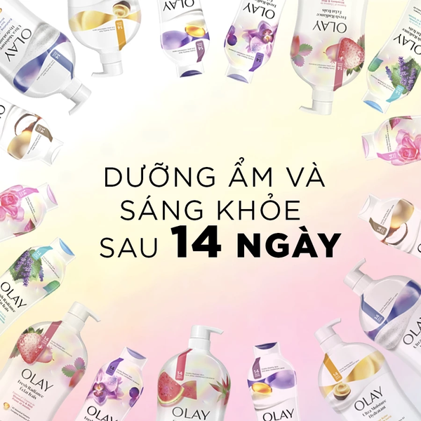  Sữa tắm OLAY dưỡng da 650ml nhiều mùi hương, cải thiện da sáng khỏe sau 14 ngày - Mỹ 