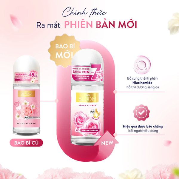  Lăn Khử Mùi CINDY BLOOM Hương Nước Hoa Dành Cho Nữ 50ml 