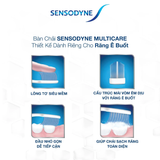  Bàn chải đánh răng SENSODYNE Multicare Soft với lông bàn chải mềm, làm sạch răng toàn diện, bảo vệ nướu 