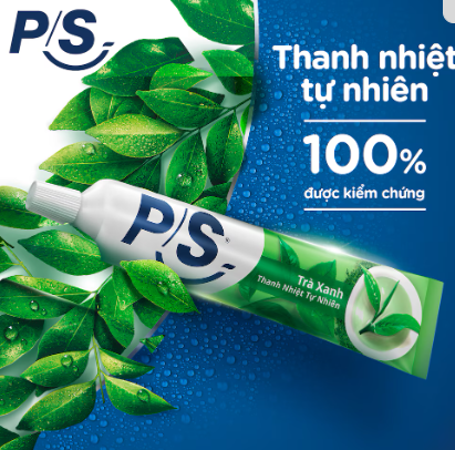  Kem đánh răng P/S Trà Xanh 180-230g 