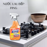  Nước Lau Bếp Sạch Nhanh Vết Bẩn Bề Mặt Ring tiện Lợi, Tiết Kiệm Chai 730 ml 