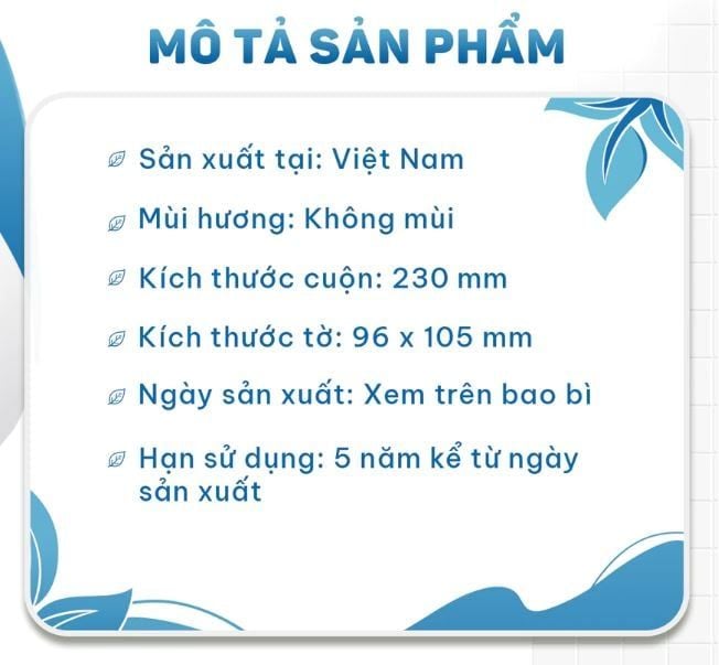  Giấy vệ sinh giấy cuộn cao cấp Ecotissue cuộn lớn 700gr tiết kiệm mềm mịn dai thấm hút tốt 