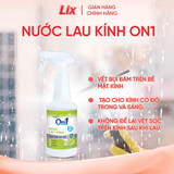  Nước lau kính On1 500 ml Vệ sinh sạch bụi bẩn, cặn bám lâu ngày vách kính, gương nhà tắm, cửa sổ đa năng 