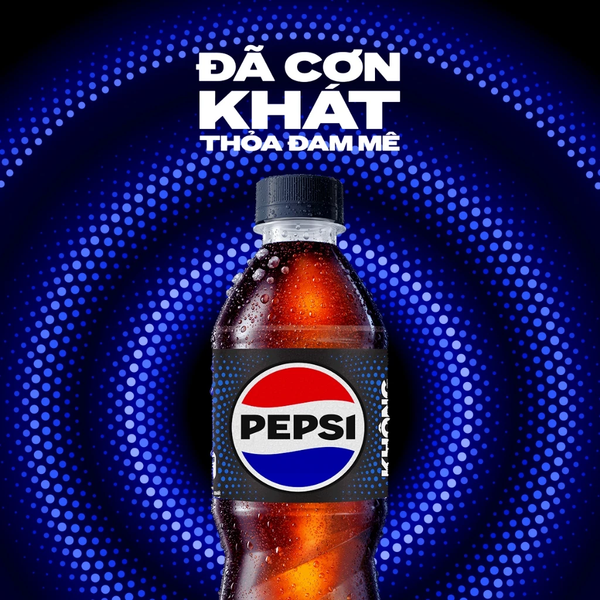  Nước Ngọt Giải Khát Có Gaz Pepsi Không Calo, Không Đường 390ml /chai 