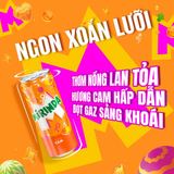  Nước Ngọt Giải Khát Có Gaz Mirinda Cam 320ml/lon 