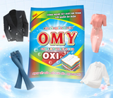  Bột Tẩy Quần Áo Màu OMY Giữ Màu Áo Và Tẩy An Toàn Gói 30Gx12 