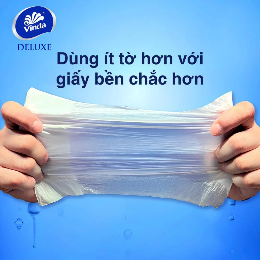  Khăn giấy rút cao cấp Vinda Ultra Strong 3 lớp 110 tờ (5 Gói) size S 