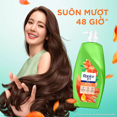  Dầu Xả Tóc REJOICE 3-Trong-1 Với Dưỡng Chất Từ Tinh Dầu Argan Siêu Mềm Mượt - Chai 630 ML 