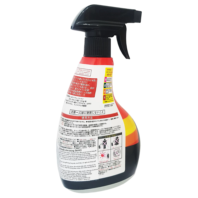  Chai xịt đuổi diệt côn trùng Saiko Hando 400ml (diệt gián,muỗi, kiến và các loại côn trùng) 