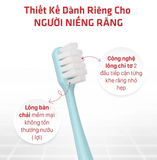  Bàn Chải Lipzo Ortho Cao Cấp Chỉ Tơ Nha Khoa Siêu Mềm Cho Người Niềng Răng 
