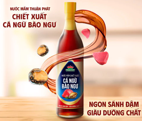  Nước mắm Thuận Phát Cá Hồi Tỏi Đen / Cá Ngừ Bào Ngư 490ml - Chiết xuất từ nguyên liệu hảo hạng 