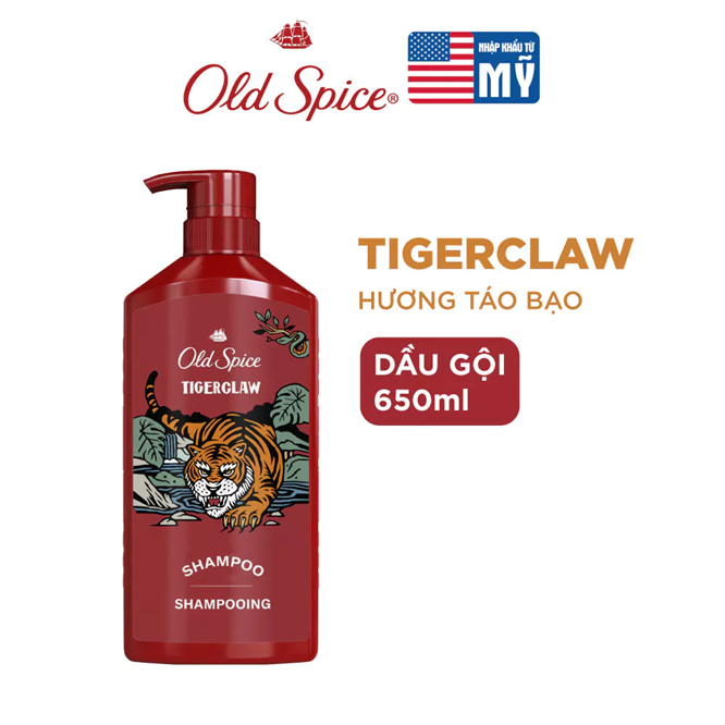  Dầu Gội Old Spice 650ml hương nước hoa nam tính - Mỹ 