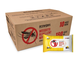  Khăn giấy ướt chống muỗi Ecowipes – Mosquito Repellent Wipes 10 tờ/gói 