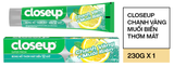  Kem Đánh Răng Closeup Trắng Răng Thơm Mát thành phần Thiên Nhiên 230g 