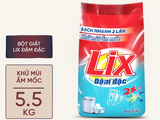  Bột giặt Lix Extra đậm đặc gấp đôi sức mạnh làm sạch mọi vết bẩn cứng đầu loại bỏ ẩm mốc cho giặt tay và máy 800g - 5.5kg 