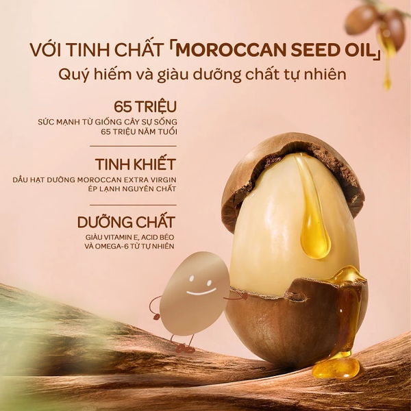  Kem dưỡng ẩm cho bé Huggies Power of Seed 150g MỚI với tinh chất Moroccan Seed oil quý hiếm 
