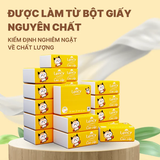  Giấy Ăn Gấu Trúc Elène Bamboo 100 Tờ - 3 Lớp An Toàn, Mềm Mịn, Đa Năng 