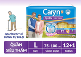  Tã/Bỉm Quần Người Lớn Caryn siêu thấm dành Cho Người Già Size L 12 miếng 