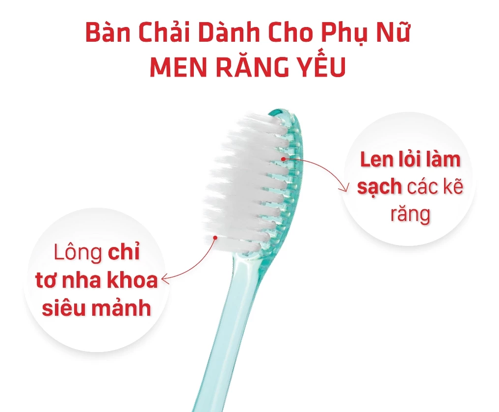  Bàn Chải Đánh Răng Lipzo Ruby Sensi Cho Nữ Răng Nhạy Cảm, Men Yếu, Lông Tơ Nha Khoa Siêu Mềm Mảnh 