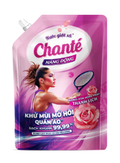  Nước giặt xả 8 trong 1 Chanté Năng Động 1-3.2kg 