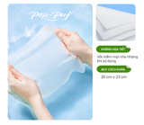  Khăn Mặt Tiện Lợi POP-PUF 100% Cotton Mềm Mại, An Toàn Cho Da 40 Tờ/Bao 