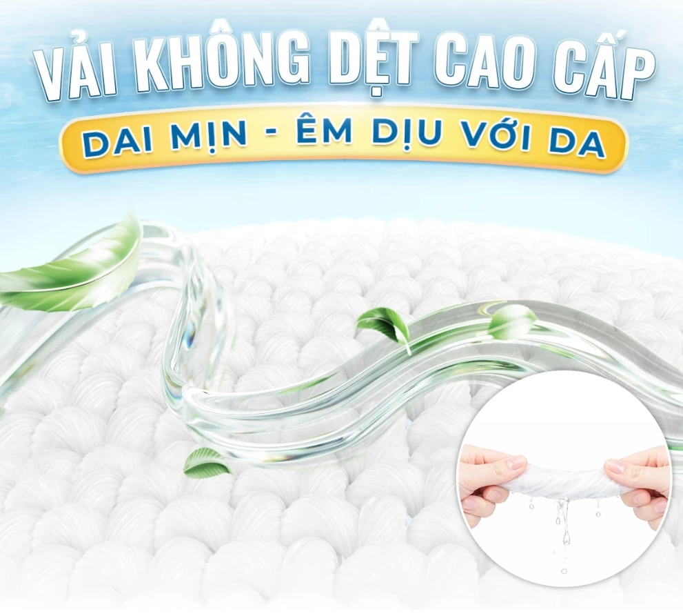  Khăn ướt PickMe 120 tờ không mùi 