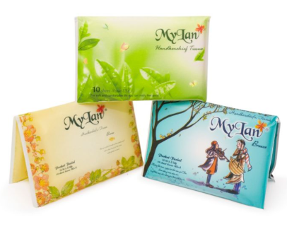  Khăn Giấy Ví Bỏ Túi Mylan Cao Cấp 3 Lớp Mềm Mịn Thấm Hút Tốt (Lốc 10 Gói x 10 Tờ) 