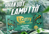  Khăn lạnh cao cấp khổ lớn Lamy gói 1 tờ hương tự nhiên 