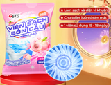  Viên sạch bồn cầu Geto viên thả bồn cầu sạch khuẩn tẩy sạch mảng bám khử mùi diệt vi khuẩn toilet 