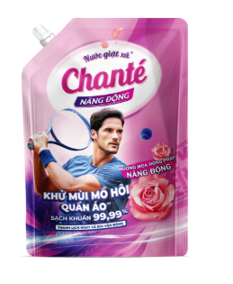  Nước giặt xả 8 trong 1 Chanté Năng Động 1-3.2kg 