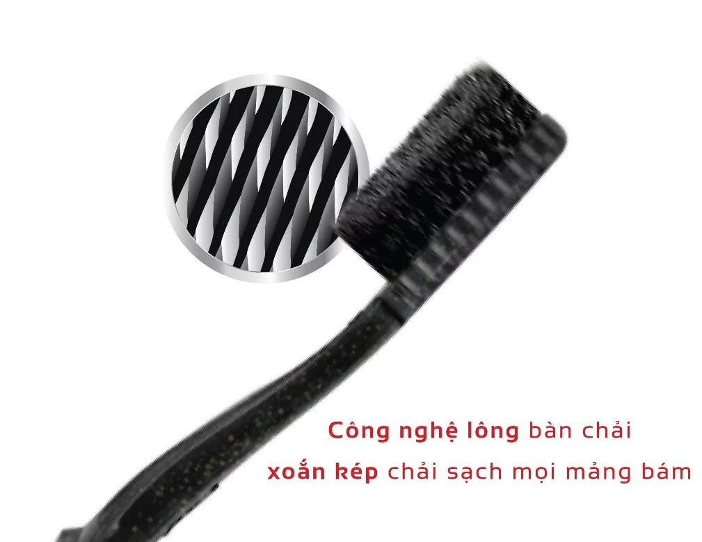  Bộ Đôi Bàn Chải Lipzo Ruby Charcoal Lông Siêu Mềm, Than Hoạt Tính, Răng Nhạy Cảm 