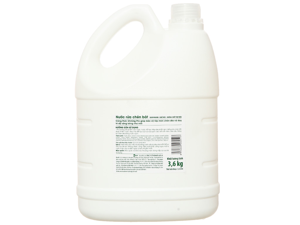  Nước rửa chén On1 Kiwi và Aloe vera Can 3.53L 
