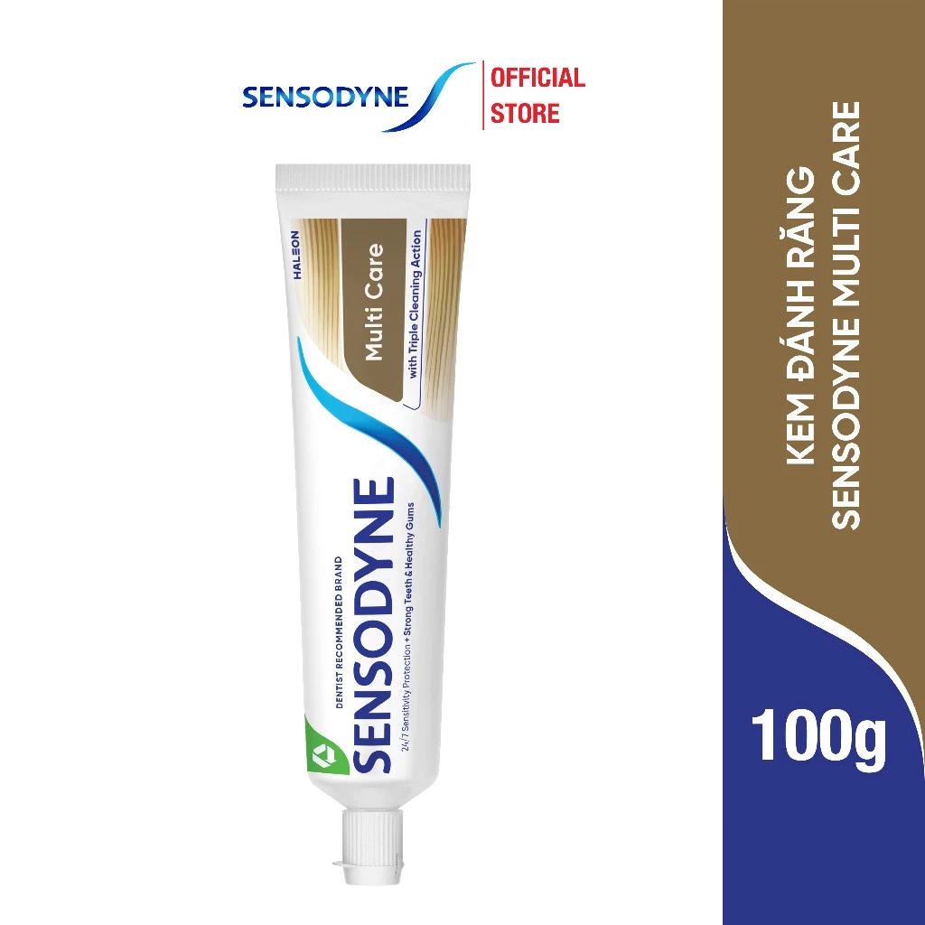  Kem đánh răng SENSODYNE Multi Care 100g giúp giảm ê buốt hiệu quả và giúp nướu chắc khỏe 